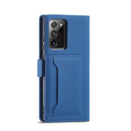 Samsung S22 ULTRA kaaned kunstnahast kaarditaskutega sinine 10