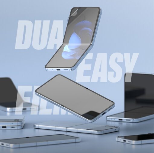 Samsung Z Flip 4 kaitsekile Rignke Dual Easy Wing 2tk pakis 5