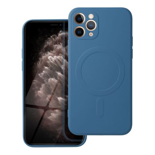 iPhone 11 PRO umbris silikoonist MagSafe sinine