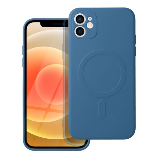 iPhone 12 MINI umbris silikoonist MagSafe sinine