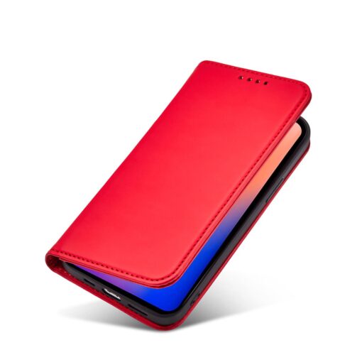 iPhone 12 PRO MAX kaaned kunstnahast kaarditaskutega punane 7