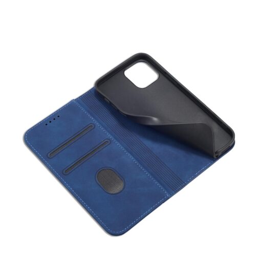 iPhone 12 PRO kaaned vintage kunstnahast kaarditaskuga sinine 15