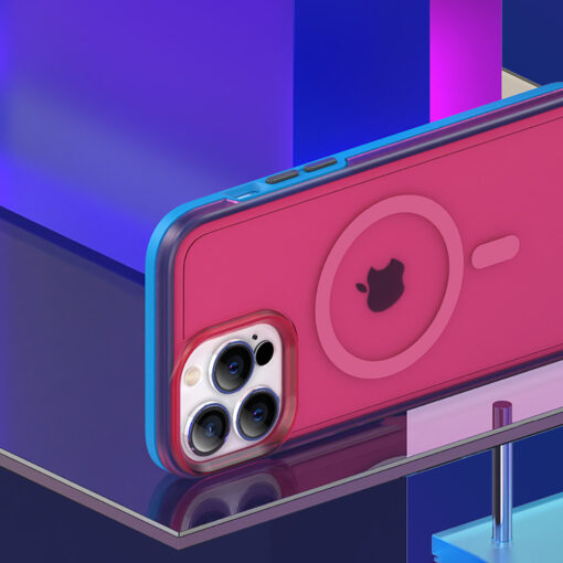 iPhone 13 umbris PQY silikoonist MagSafe punane 7