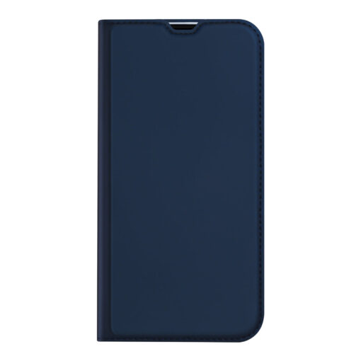 iPhone 14 PLUS kaaned kaarditaskuga Dux Ducis Skin Pro kunstnahast sinine 8
