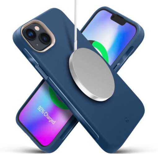iPhone 14 PLUS umbris Spigen Cyrill Ultra Color MagSafe silikoonist sinine