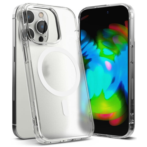 iPhone 14 PRO MAX Ringke MagSafe umbris plastikust mati taguse ja silikoonist raamiga labipaistev 2