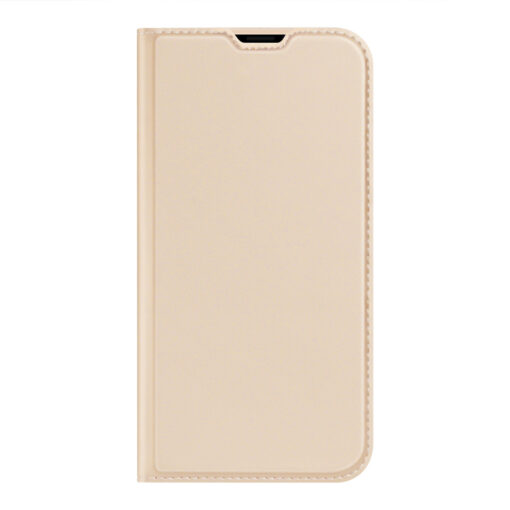 iPhone 14 PRO MAX kaaned kaarditaskuga Dux Ducis Skin Pro kunstnahast kuldne 8