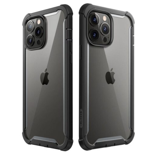 iPhone 14 PRO MAX umbris Supcase Iblsn Ares 360 silikoonist ja plastikust must 1