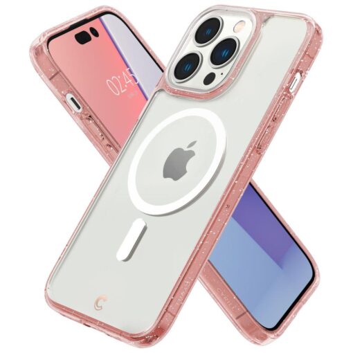 iPhone 14 PRO umbris Spigen Cyrill Shine MagSafe 2x kaitseklaasi roosa 6