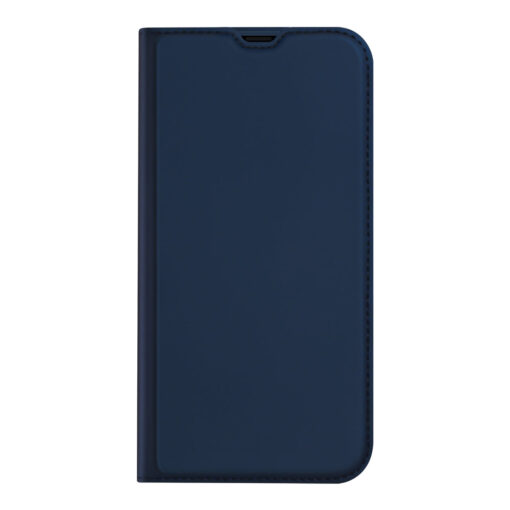 iPhone 14 kaaned kaarditaskuga Dux Ducis Skin Pro kunstnahast sinine 8