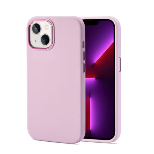 iPhone 14 umbris Liquid silikoonist roosa