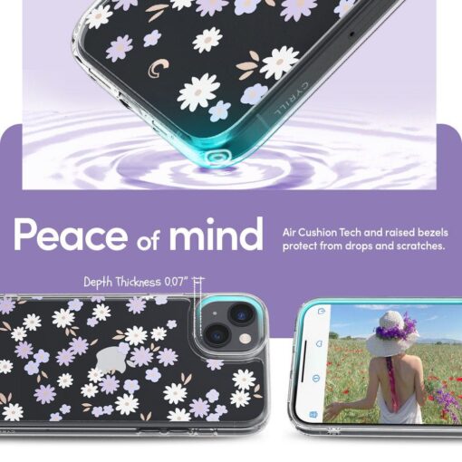 iPhone 14 umbris Spigen Cyrill Cecile silikoonist Dreamy Daisy 11