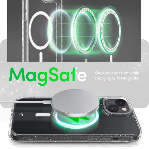 iPhone 14 umbris Spigen Cyrill Shine MagSafe 2x kaitseklaasi labipaistev 12