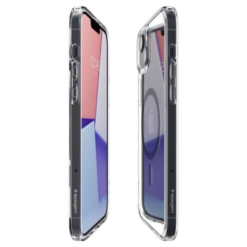 iPhone 14 umbris Spigen Ultra Hybrid MagSafe silikoonist carbon MagSafe ringiga labipaistev 4
