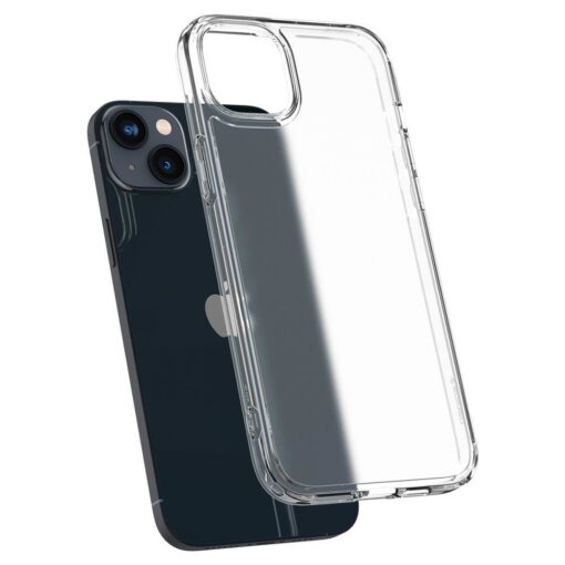 iPhone 14 umbris Spigen Ultra Hybrid mati plastikust taguse ja silikoonist raamiga 5