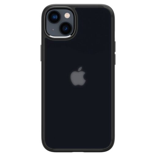iPhone 14 umbris Spigen Ultra Hybrid silikoonist musta raamiga ja frosted tagusega 2