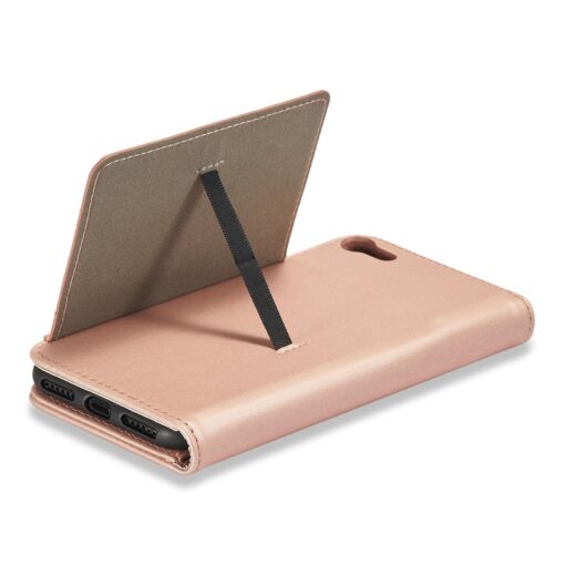 iPhone 7 8 SE 2020 SE 2020 kaaned kunstnahast kaarditaskutega roosa 13