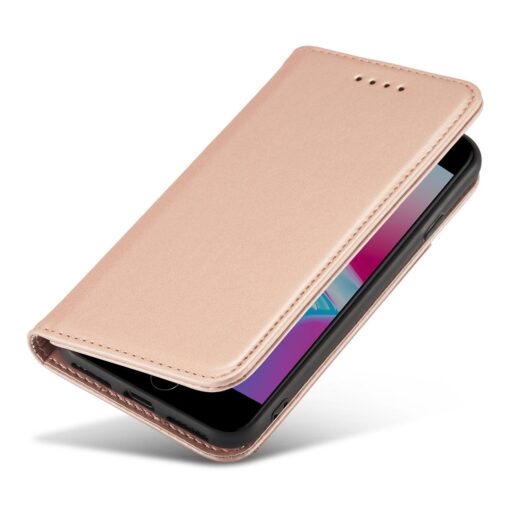 iPhone 7 8 SE 2020 SE 2020 kaaned kunstnahast kaarditaskutega roosa 7