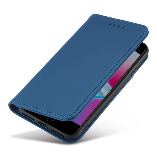 iPhone 7 8 SE 2020 SE 2020 kaaned kunstnahast kaarditaskutega sinine 6