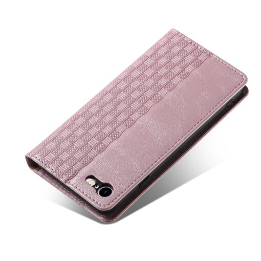 iPhone 7 8 SE 2020 SE 2020 kaaned mustriga kunstnahast kaarditaskuga roosa 8