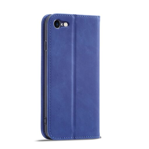 iPhone 7 8 SE 2020 SE 2020 kaaned vintage kunstnahast kaarditaskuga sinine 5