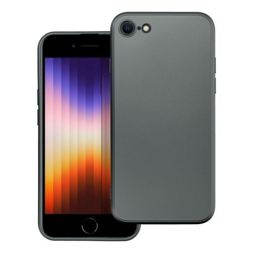 iPhone 7 8 SE 2020 SE 2022 umbris silikoonist metalliku laikega hall