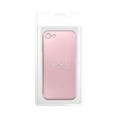 iPhone 7 8 SE 2020 SE 2022 umbris silikoonist metalliku laikega roosa 9