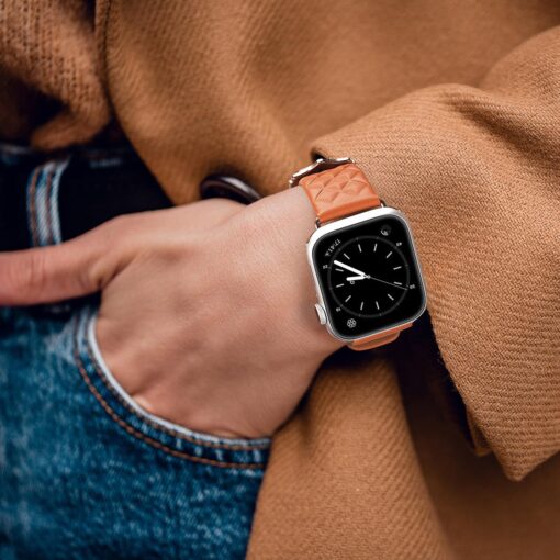 Apple Watch rihm 384041mm Dux Ducis Enland nahast oranz 5