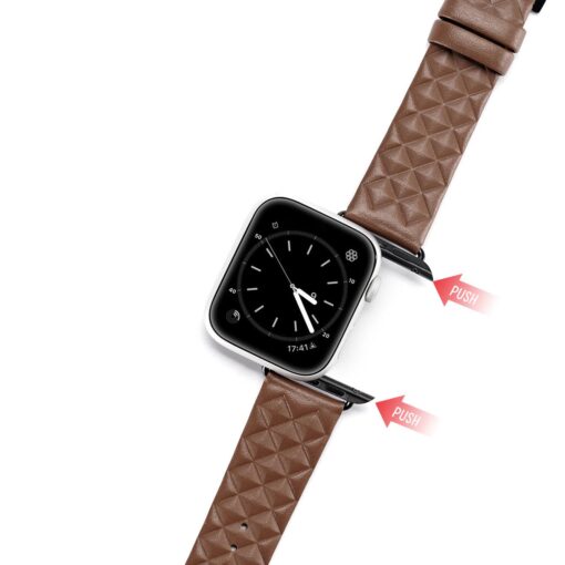 Apple Watch rihm 384041mm Dux Ducis Enland nahast pruun 3