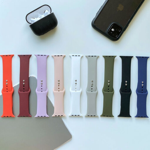 Apple Watch rihm 384041mm silikoonist helesinine 1