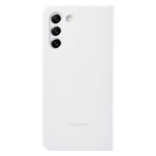 Samsung S21 FE kaaned Smart Clear View Cover valge EF ZG990CWEGEE 1