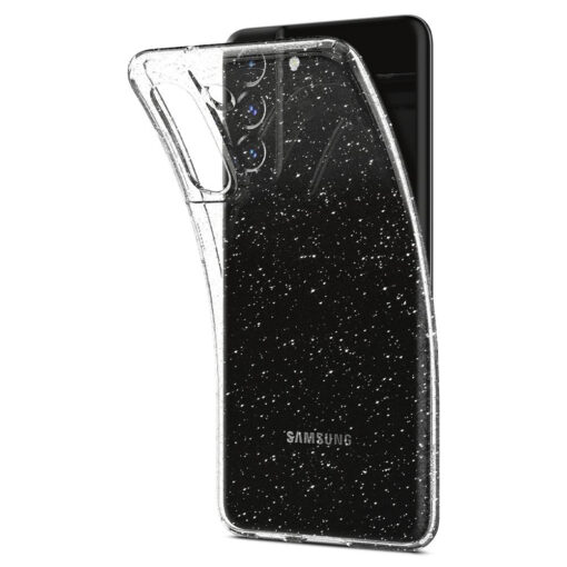 Samsung S21 FE umbris Spigen Liquid Crystal silikoonist labipaistev sadelev 7
