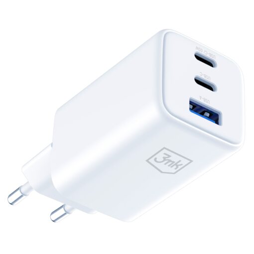 Seinaadapter 2x USB C 1x USB A 3mk Hyper GaN Charger 65W QC4 PD PPS 3 scaled