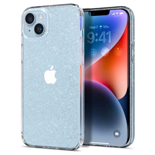 iPhone 14 umbris silikoonist Spigen Liquid Crystal glitter