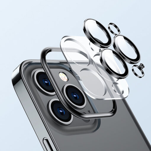 iPhone 14 umbris silikoonist kaamera kaitsega ja musta laikiva raamiga 3
