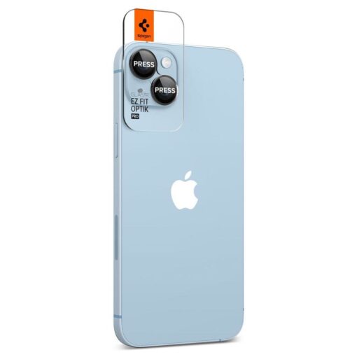 iPhone 1414 PLUS kaamera kaitse Spigen OPTIK EZ FIT 2tk 2