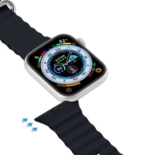 Apple Watch rihm silikoonist Dux Ducis OceanWave 414038mm tumehall 7