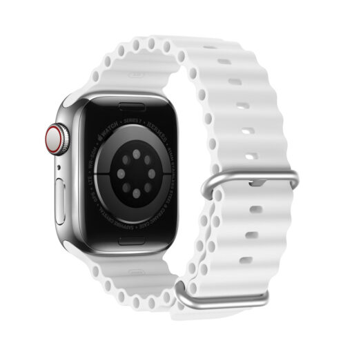 Apple Watch rihm silikoonist Dux Ducis OceanWave 414038mm valge 1