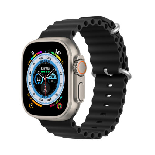 Apple Watch rihm silikoonist Dux Ducis OceanWave 454442mm must