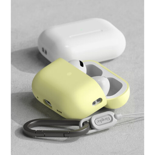 Apple Airpods PRO 21 umbris silikoonist Ringke mellow yellow 12