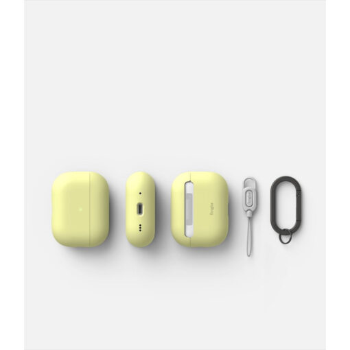 Apple Airpods PRO 21 umbris silikoonist Ringke mellow yellow 3