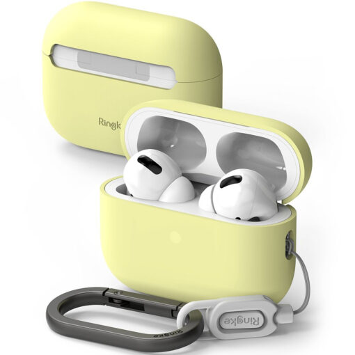 Apple Airpods PRO 21 umbris silikoonist Ringke mellow yellow