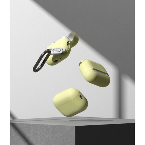 Apple Airpods PRO 21 umbris silikoonist Ringke mellow yellow 9
