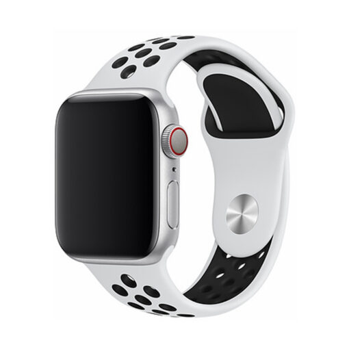 Kellarihm Apple Watch 384041mm silikoonist Devia Sport2 valge