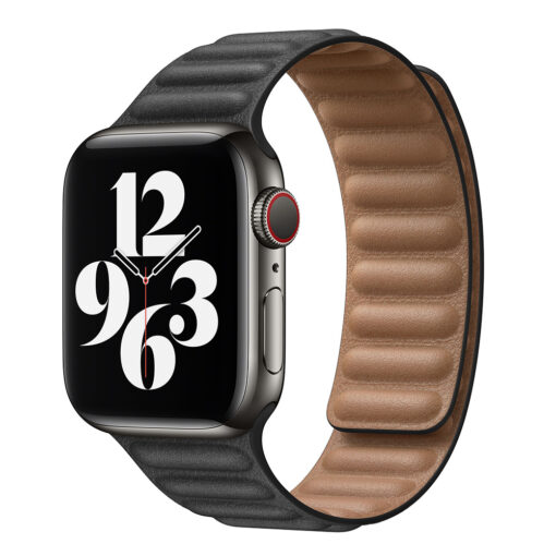 Kellarihm Apple Watch 424445mm kunstnahast Devia Two Tone must 1