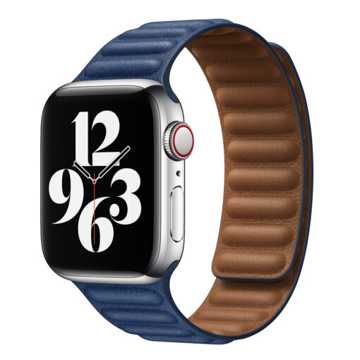Kellarihm Apple Watch 424445mm kunstnahast Devia Two Tone sinine