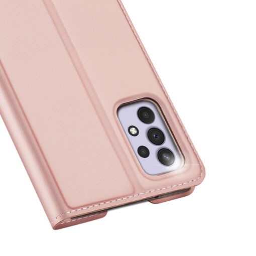 Samsung A33 5G kunstnahast kaaned kaarditaskuga DUX DUCIS Skin Pro roosa 2