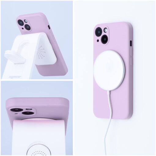 iPhone 11 umbris silikoonist MagSafe roosa 4