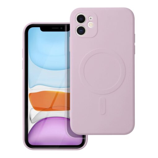 iPhone 11 umbris silikoonist MagSafe roosa