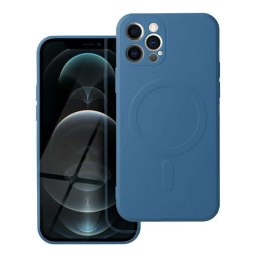 iPhone 12 PRO umbris silikoonist MagSafe sinine